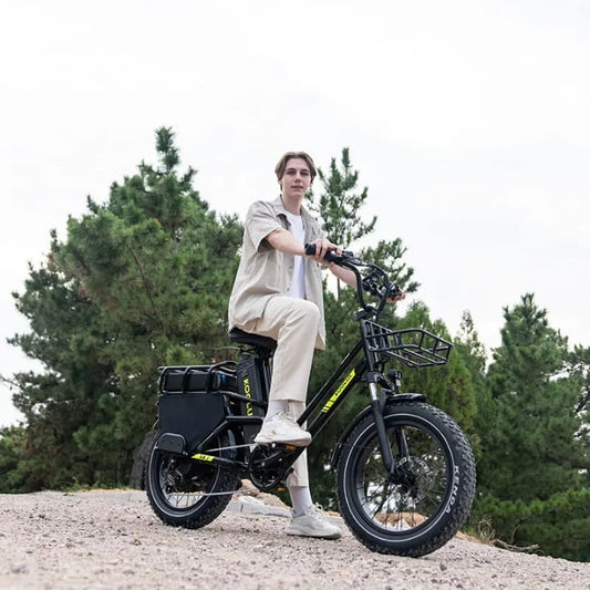 KOOLUX X8 E-Bike – 750W Fat Tire Electric Bike with NFC & APP Contro 48V 35+30Ah Lithium Battery – Up to 180-220KM range per charge