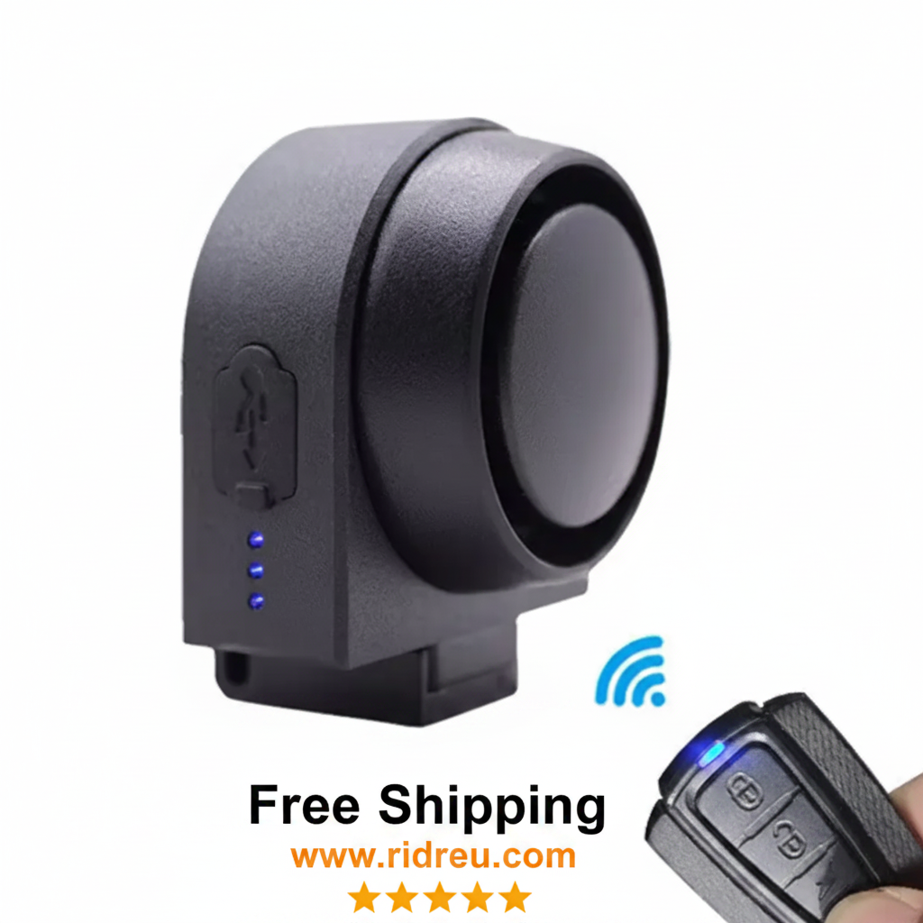 🔔 Loud Anti-Theft Alarm
Triggers a powerful siren when vibration or unauthorized movement is detected.