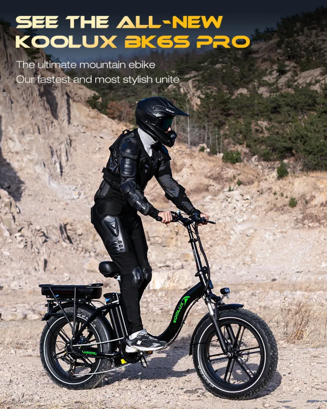 BK6SPRO Folding E-Bikeis  a premium folding electric bike with powerful 500W motor, Range 80–150 KM per charge dual battery system,