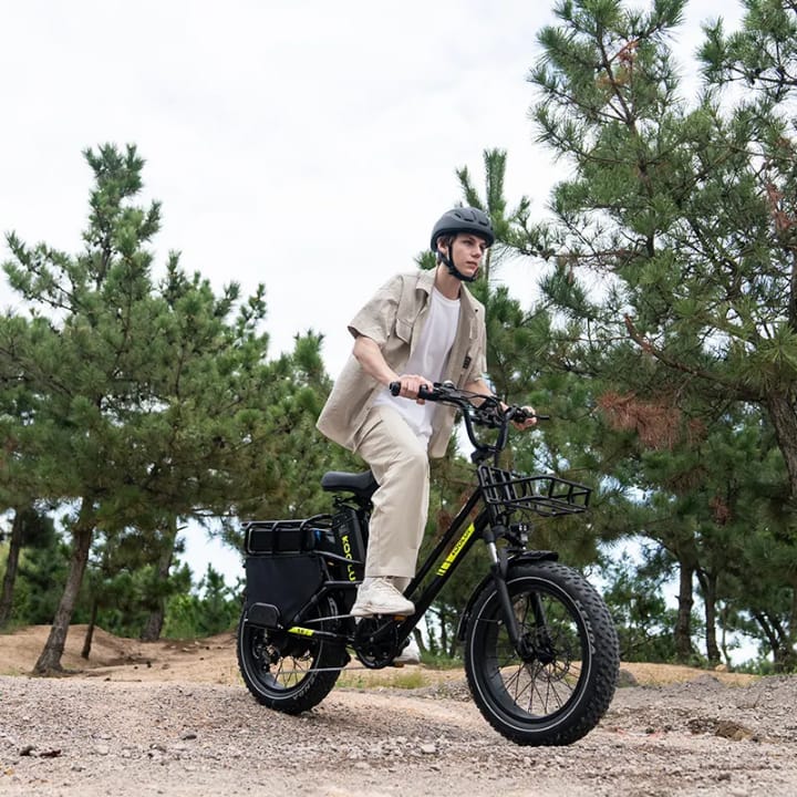 KOOLUX X8 E-Bike – 750W Fat Tire Electric Bike with NFC & APP Contro  48V 35+30Ah Lithium Battery – Up to 180-220KM range per charge