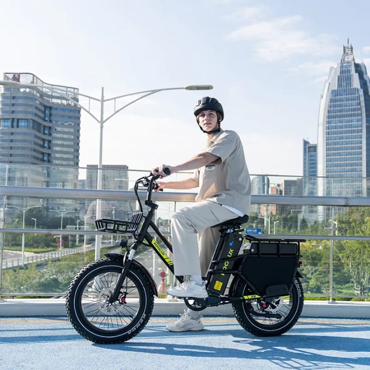 KOOLUX X8 E-Bike – 750W Fat Tire Electric Bike with NFC & APP Contro  48V 35+30Ah Lithium Battery – Up to 180-220KM range per charge