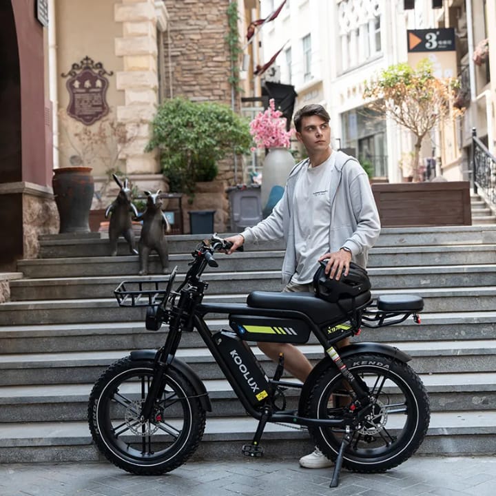 KOOLUX X9 Pro Electric Bike – 750W  🔋 48V 31.2Ah Lithium Battery – Up to 100-180KM range per charge