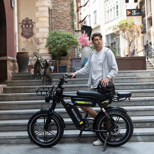 KOOLUX X9 Pro Electric Bike – 750W  🔋 48V 31.2Ah Lithium Battery – Up to 100-180KM range per charge