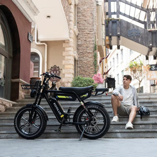 KOOLUX X9 Pro Electric Bike – 750W 🔋 48V 31.2Ah Lithium Battery – Up to 100-180KM range per charge