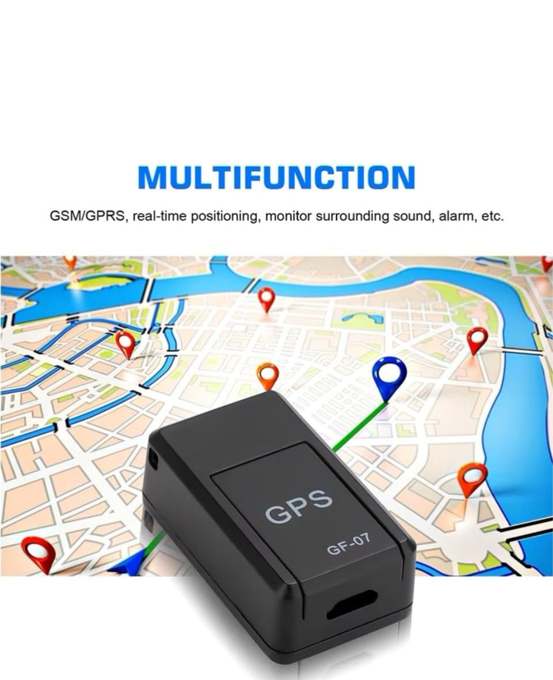 Mini GPS Tracker with Magnet, SOS Alarm And Real-Time Location Functions